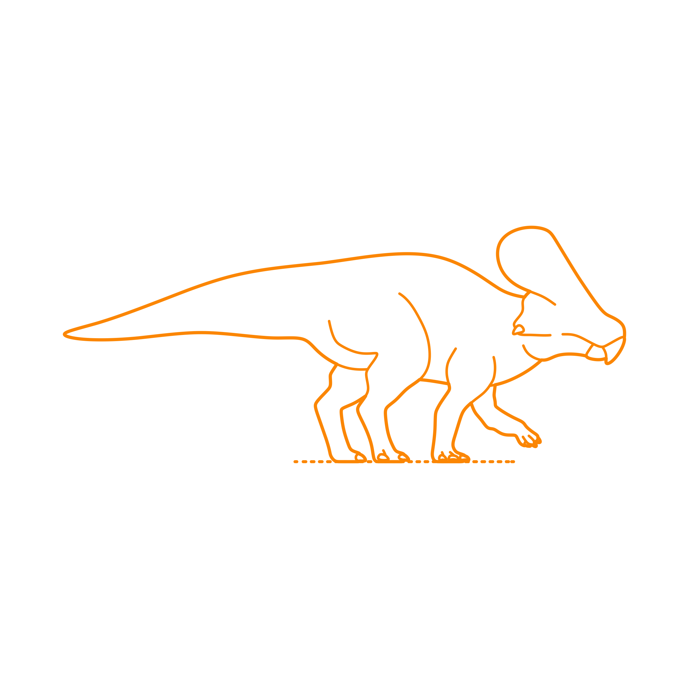 Animals Dinosaurs Protoceratops Icon Svg Vector Free Vectors